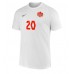 Tanie Strój piłkarski Kanada Jonathan David #20 Koszulka Wyjazdowej MŚ 2022 Krótkie Rękawy